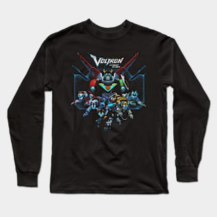 voltron vintage robot Long Sleeve T-Shirt